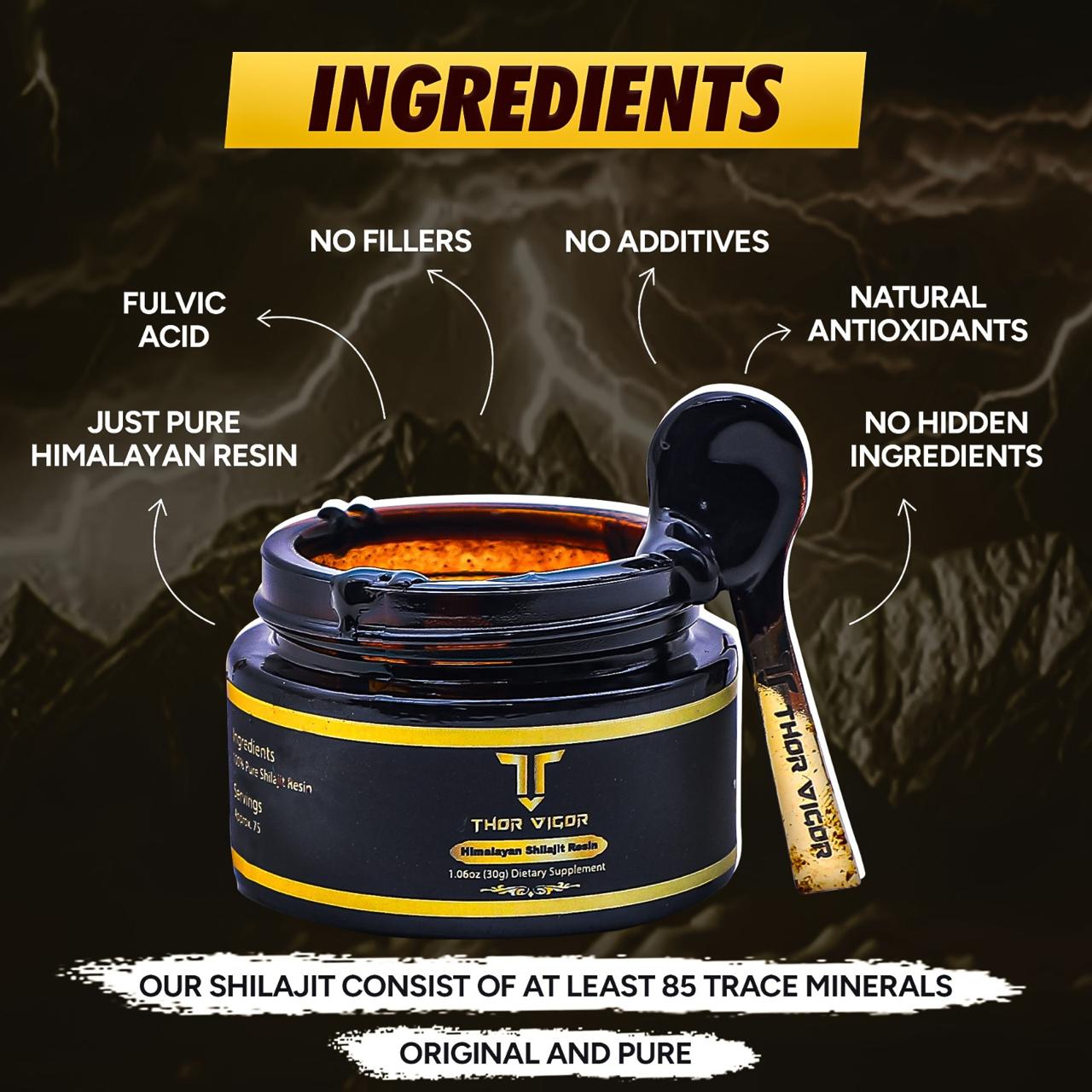 THOR VIGOR - SHILAJIT ORIGINAL 30GM